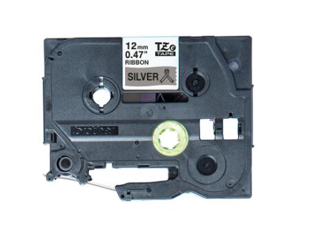 Brother Original P-Touch Farbband TZe-R931 Schwarz auf Silber (TZER931)