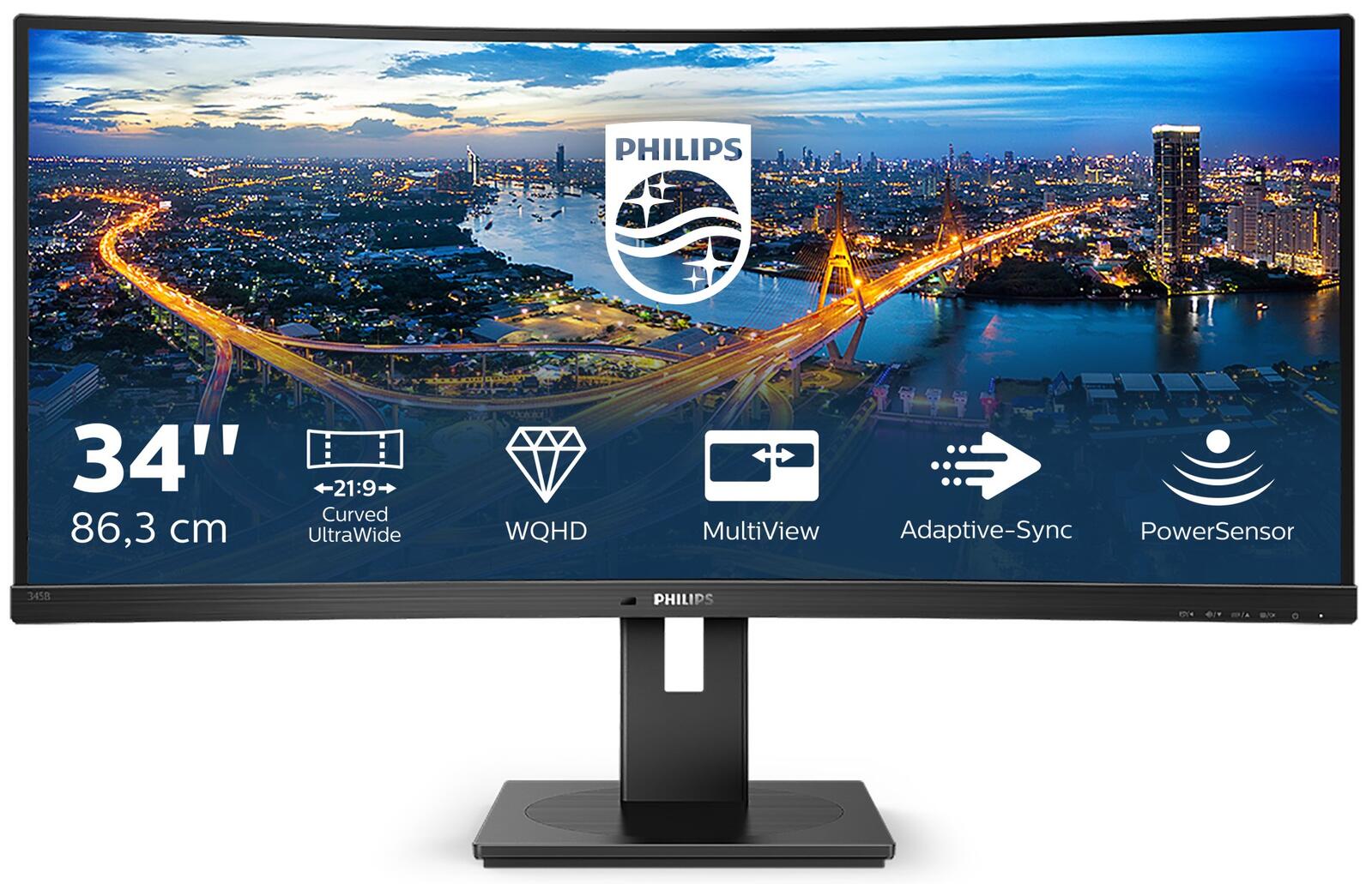 Philips 345B1C Curved-Monitor 86,36 cm (34 Zoll)
