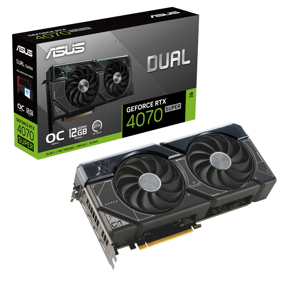 ASUS DUAL-RTX4070S-O12G 12GB GDDR6X HDMI DP