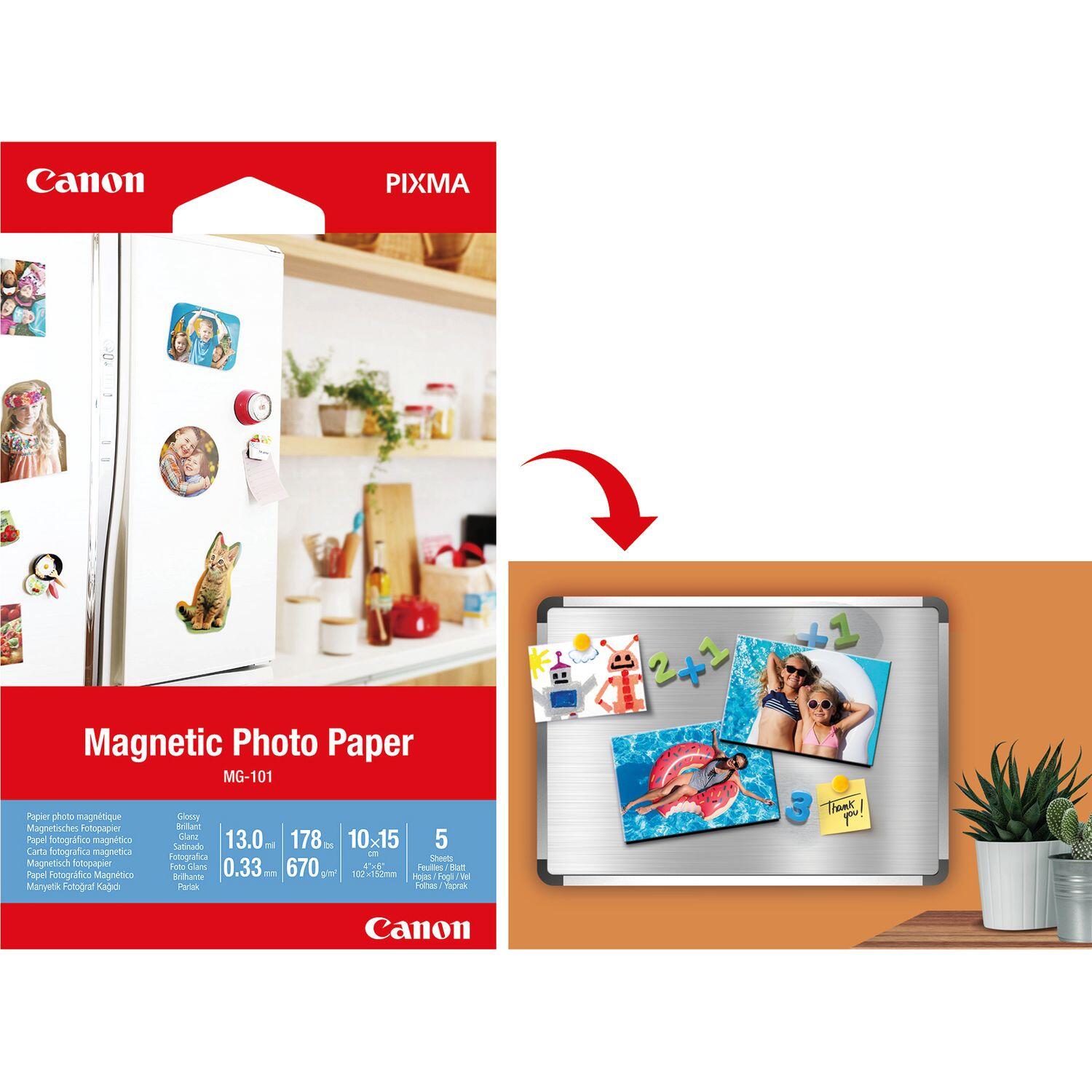 Canon Creative Kit 3 Papiersorten MG-101 100x150mm - 5 Blatt + RP-101 100x150mm - 5 Blatt + PP-201 100x150mm - 50 Blatt