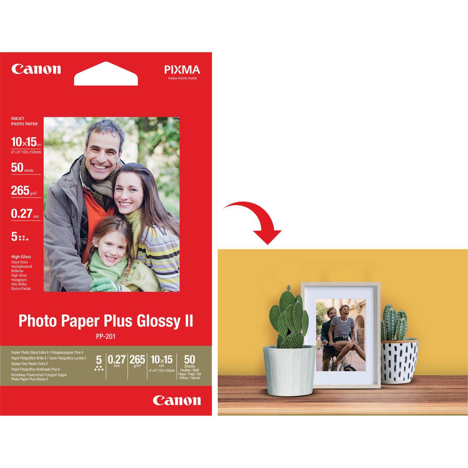 Canon Creative Kit 3 Papiersorten MG-101 100x150mm - 5 Blatt + RP-101 100x150mm - 5 Blatt + PP-201 100x150mm - 50 Blatt