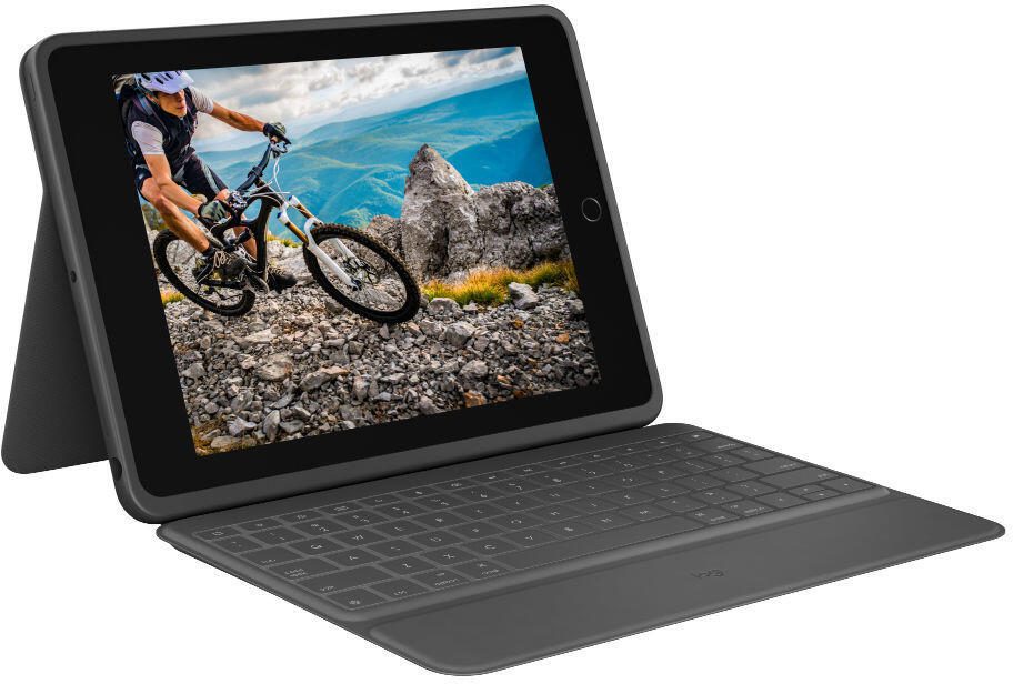 Logitech Rugged Folio Ultra-Schutzcase mit Tastatur
