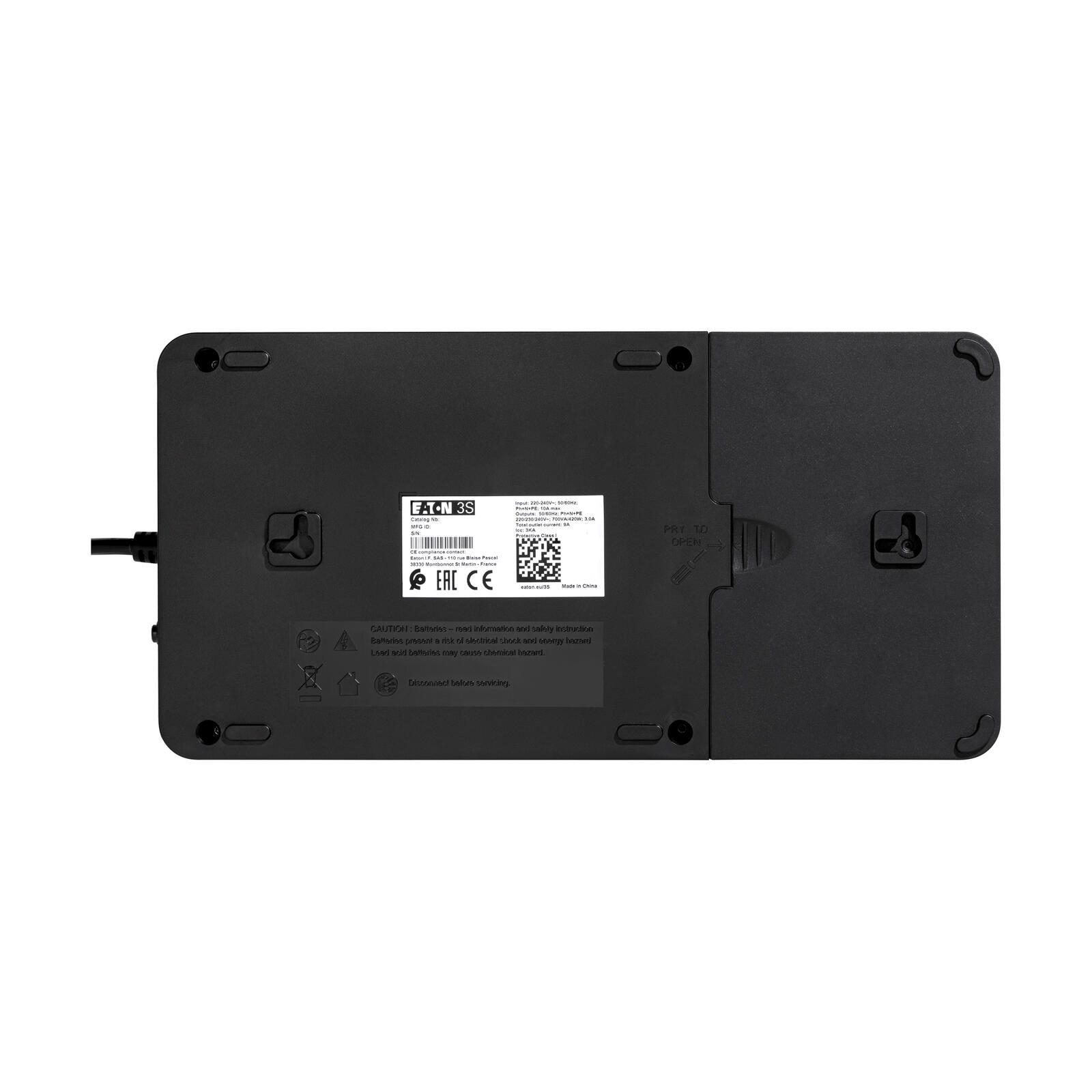 Eaton USV 3S Gen2 420W 700VA Schuko-Eingang, 8-Ausgänge