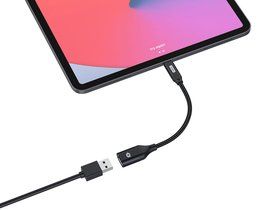 CONCEPTRONIC Adapter USB-C -> USB-A 3.0  OTG 10Gb/s  schwarz