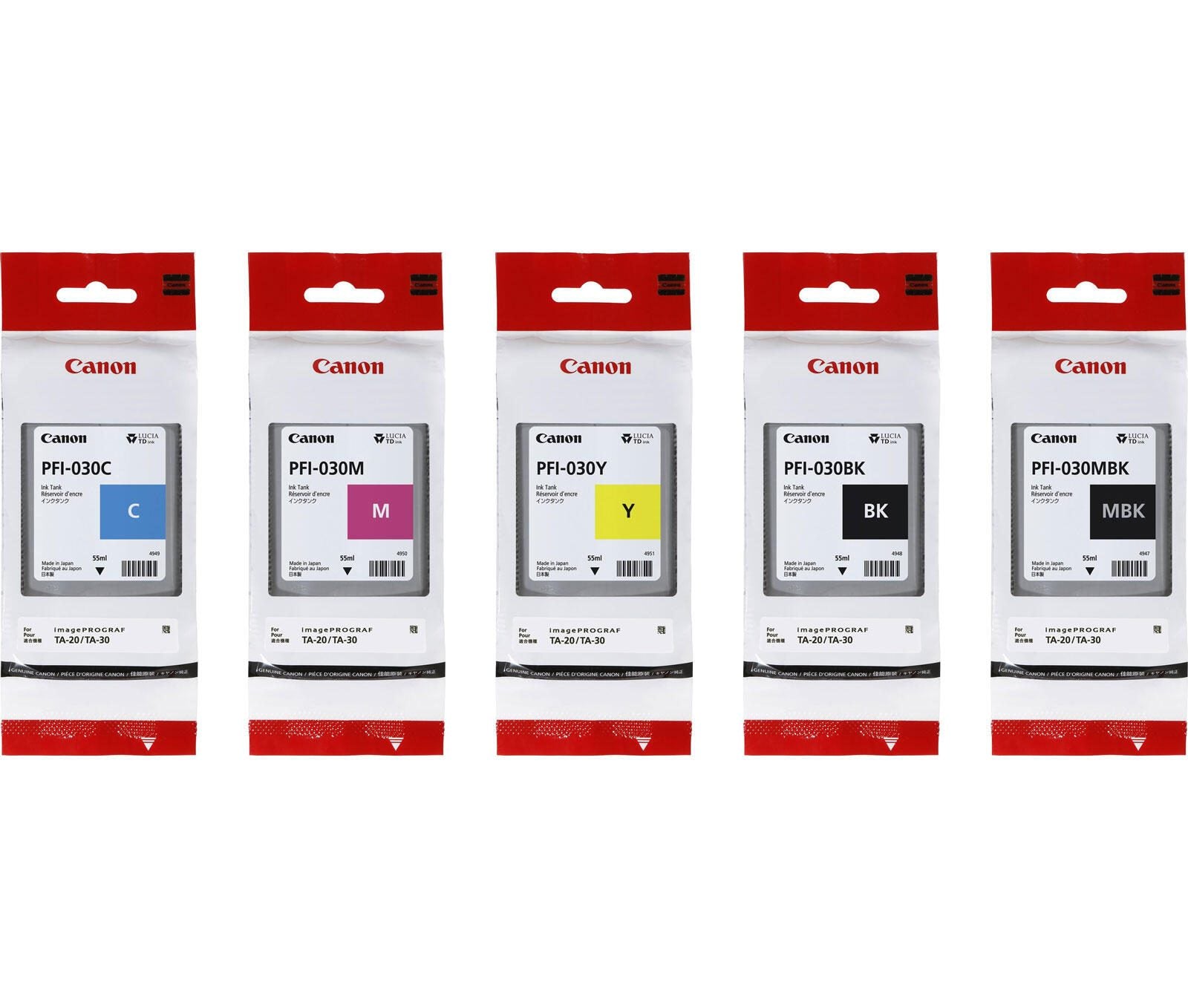 Canon Original PFI-030 Druckerpatronen - 5er Multipack