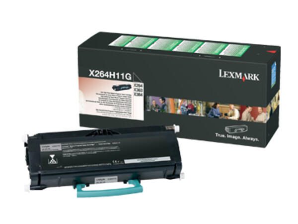 Lexmark Original Toner schwarz 9.000 Seiten (X264H11G) für X264dn, X363dn, X634dn/dw