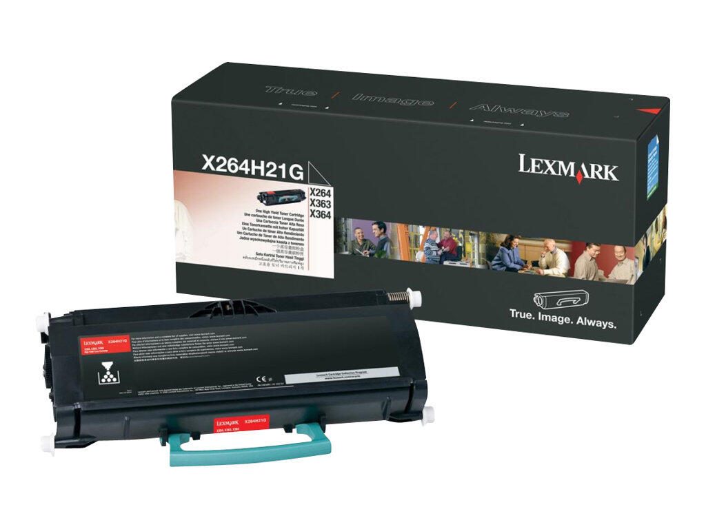 Lexmark Original Toner Standard Variante - X264 schwarz 9000 Seiten (X264H21G)
