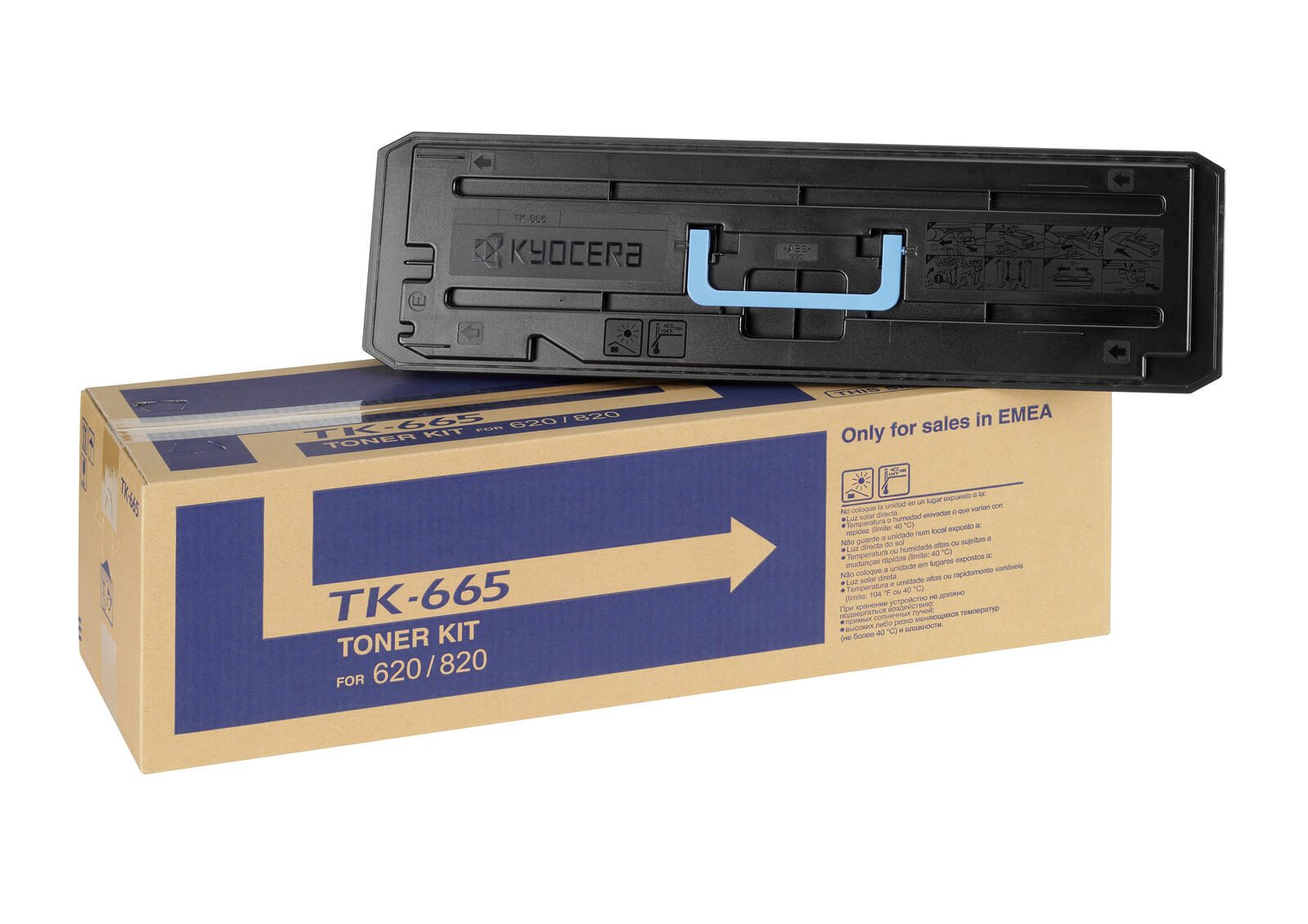 Kyocera Original TK-665 Toner schwarz 55.000 Seiten (1T02KP0NL0) für TASKalfa 620, 820