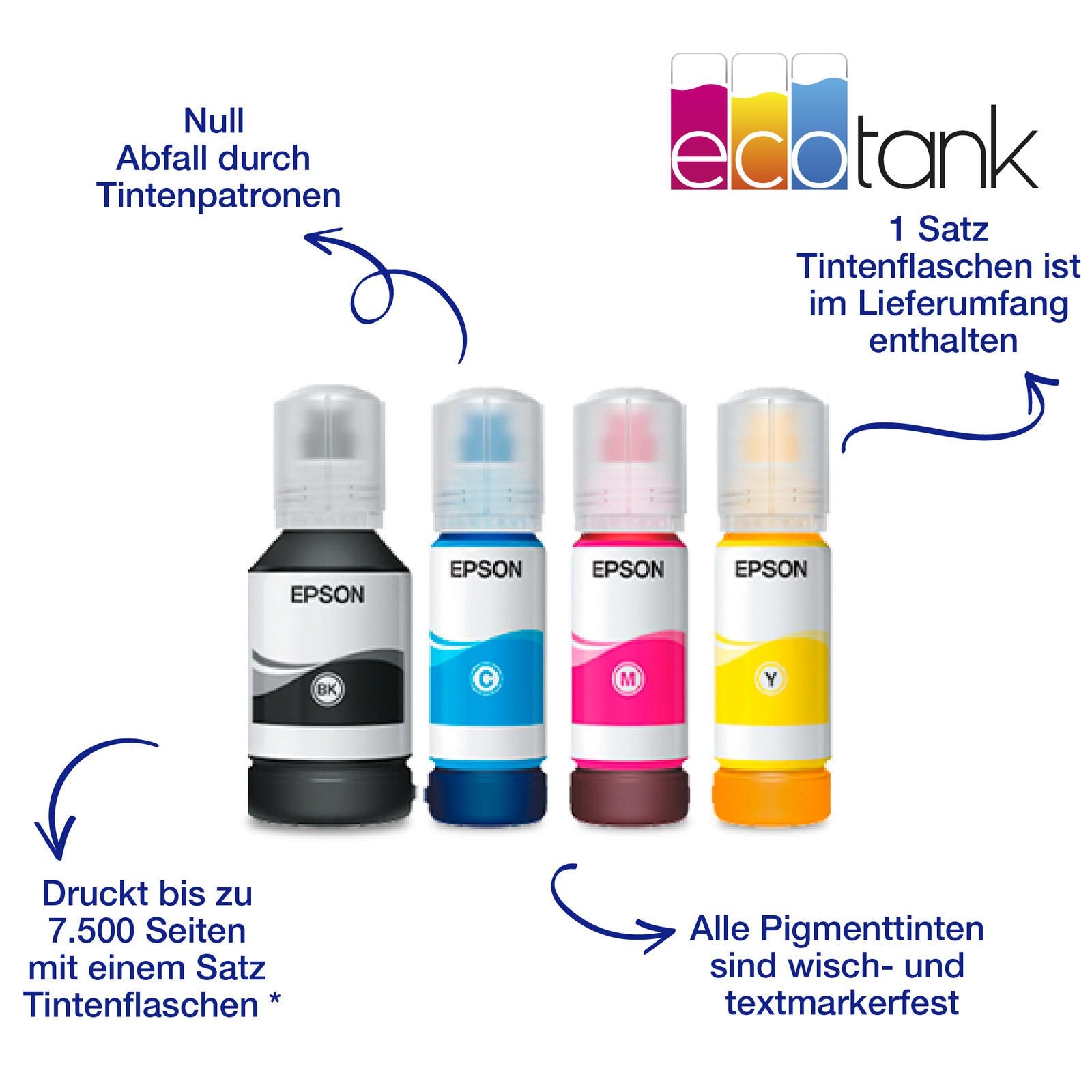 Epson EcoTank ET-5850 A4-Tintentank-Multifunktionsdrucker