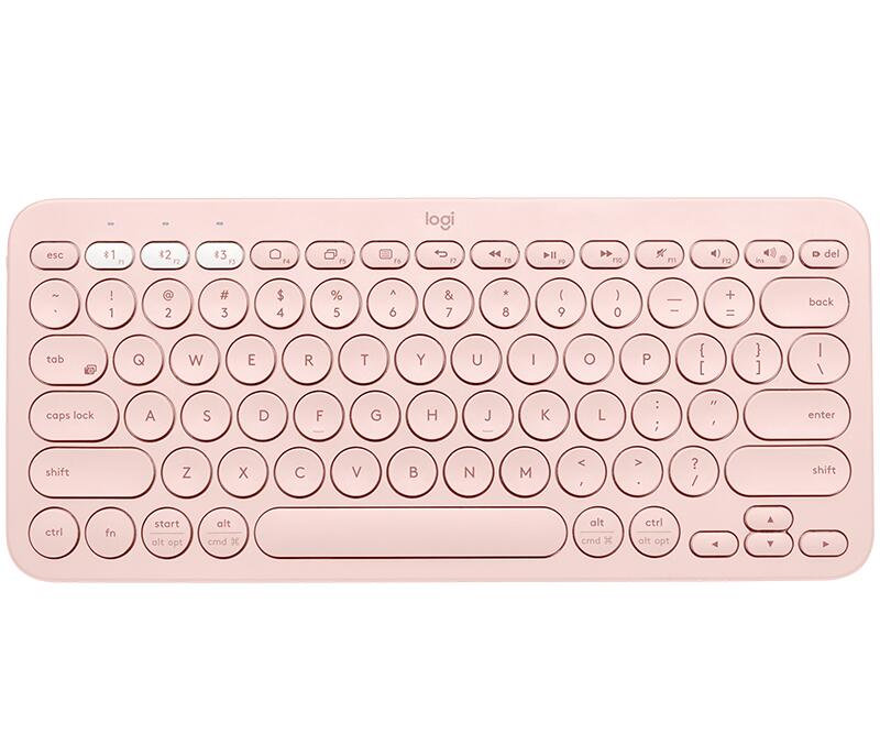 Logitech K380 Multi-Device Bluetooth Tastatur (kabellos, rosé)