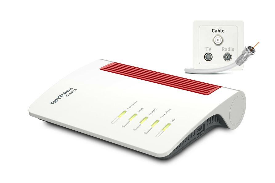 AVM FRITZBox 6660 Cable Wireless Router Kabelmodem 4-Port-Switch