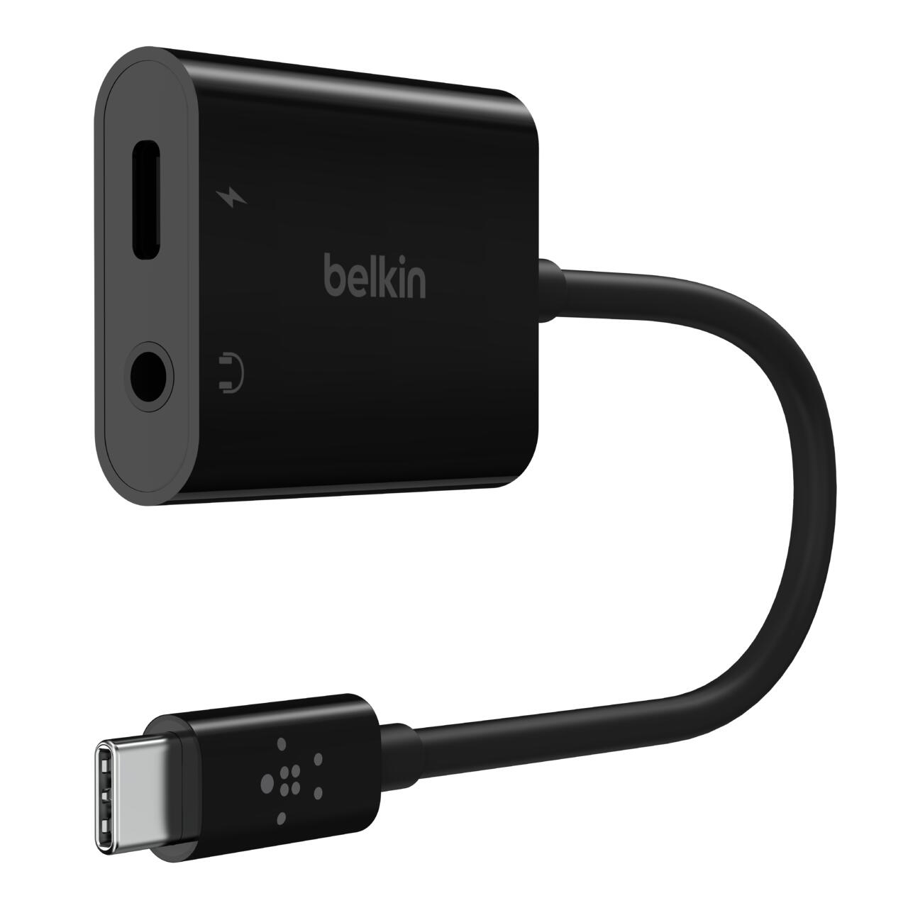 Belkin RockStar 3,5mm Klinken Audio und USB-C Ladeadapter