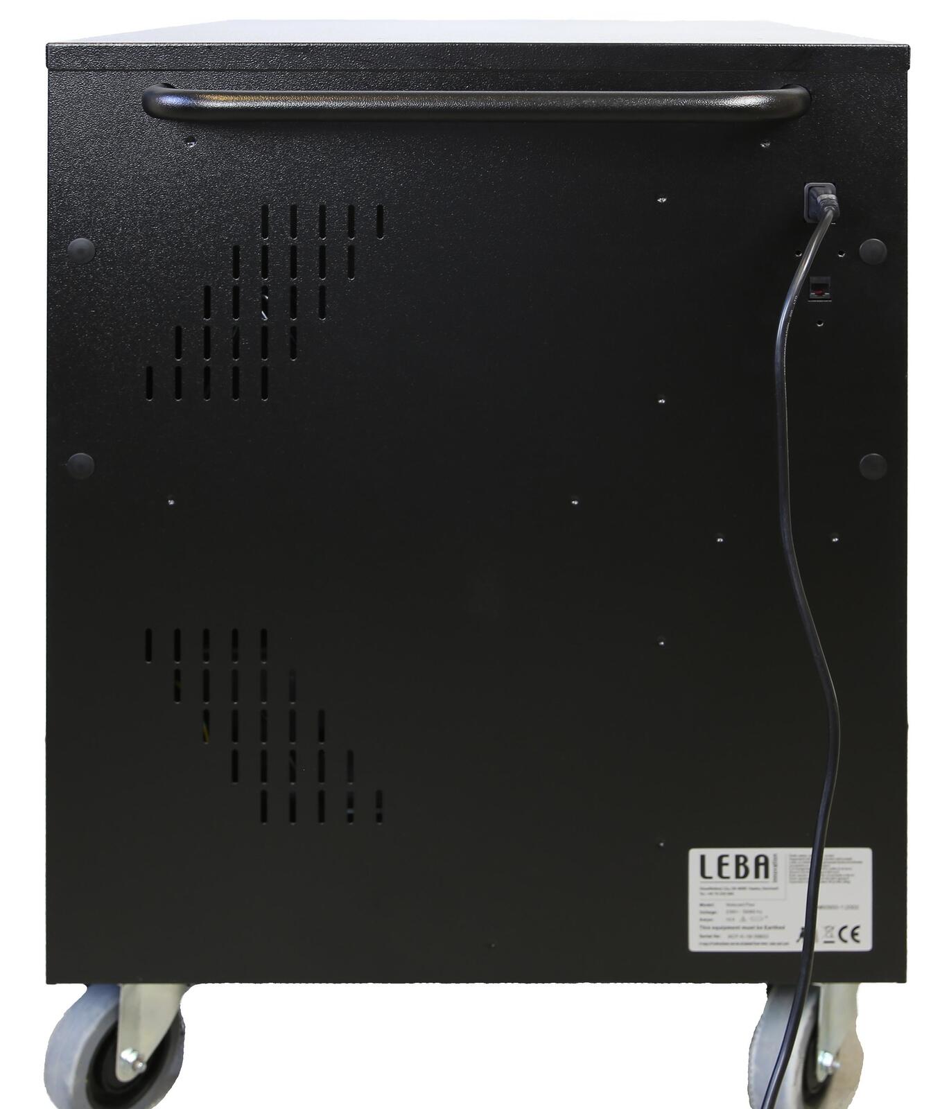 LEBA NoteCart Flex Extended 32 Ladewagen für 32 Tablets / Notebooks bis 38,1cm (15 Zoll)