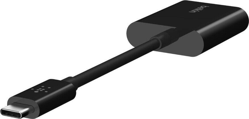 Belkin ROCKSTAR™ USB-C Audio- und Ladeadapter, schwarz