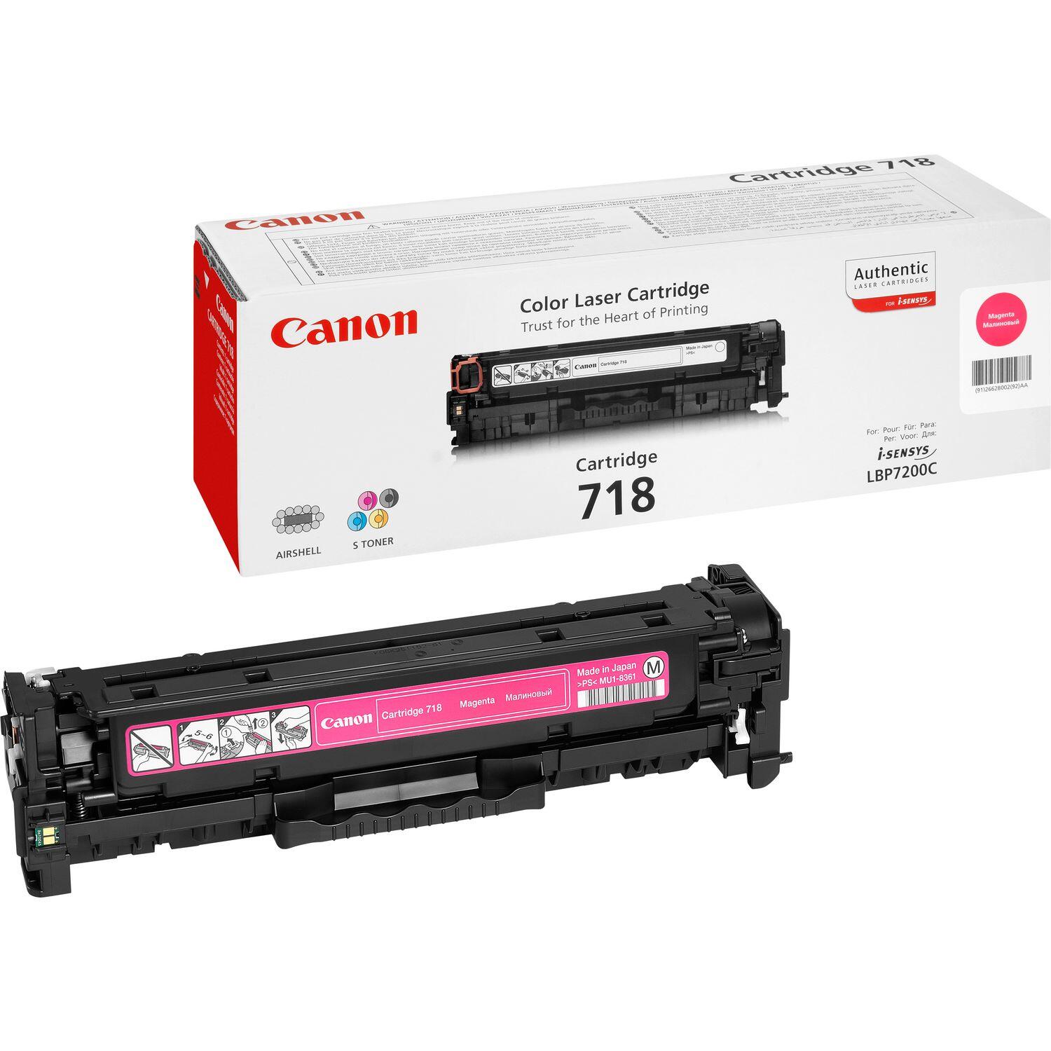 Canon Original 718M Toner magenta 2.900 Seiten (2660B002)