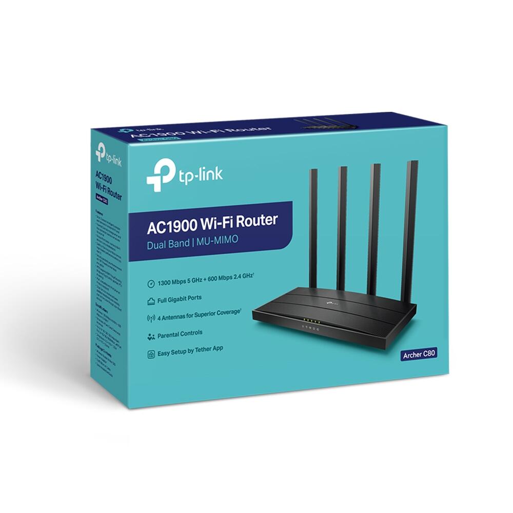 TP-Link Archer C80 AC1900 MU-MIMO WLAN-Router