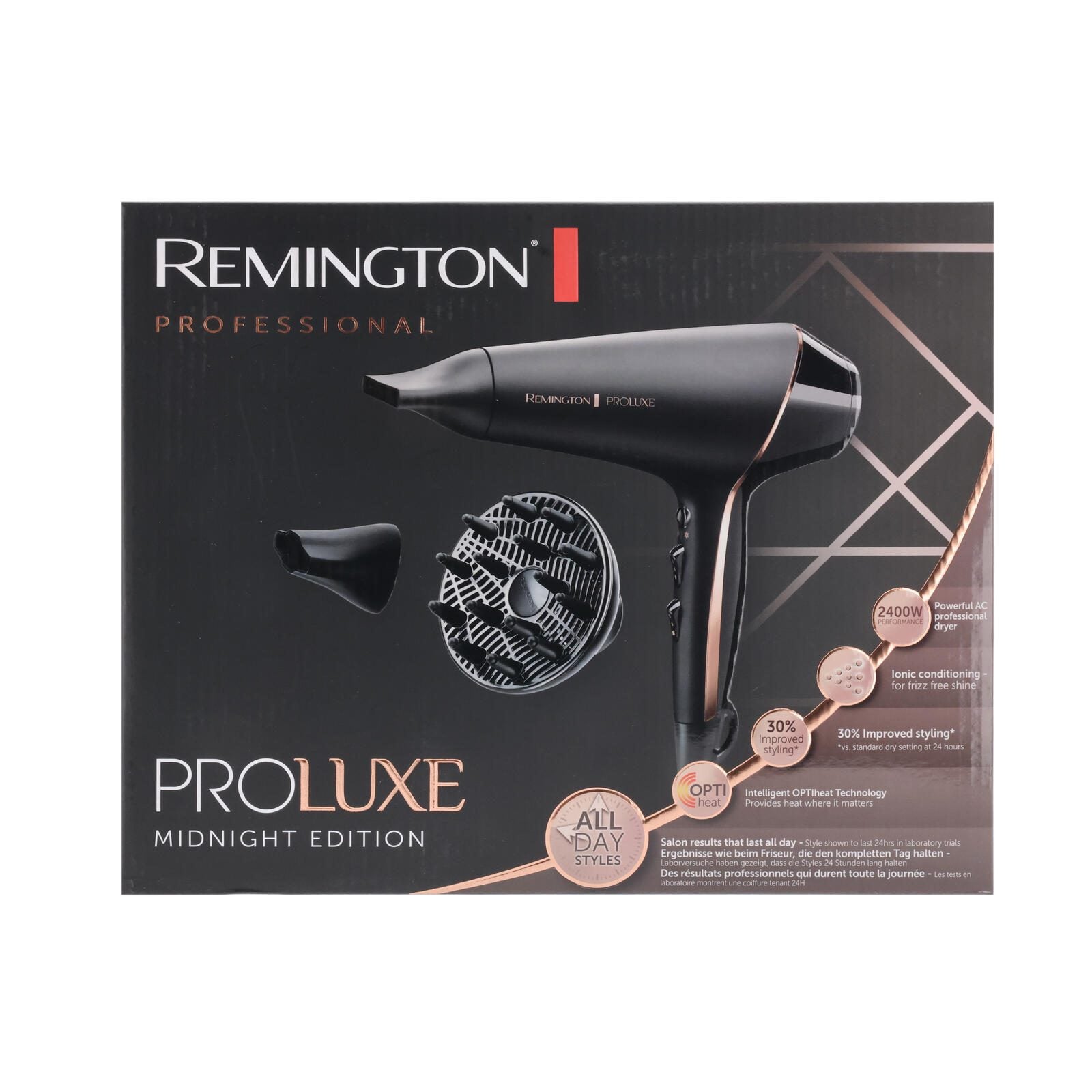 Remington AC9140B PROluxe Haartrockner Midnight Edition