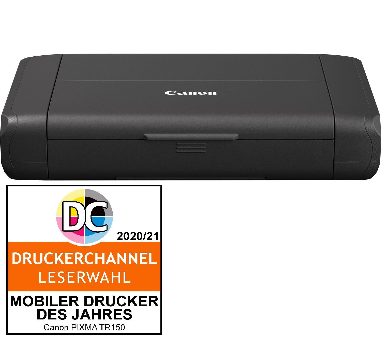 Canon PIXMA TR150 mobiler Tintenstrahldrucker ohne Akku