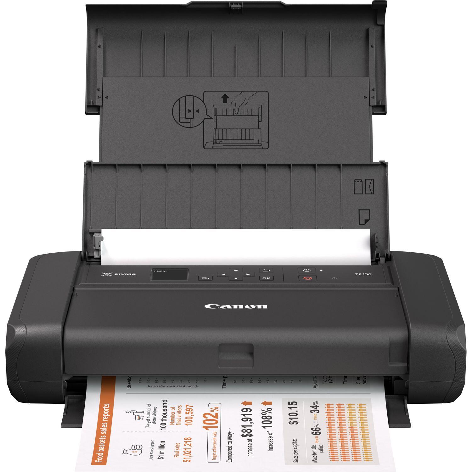 Canon PIXMA TR150 mobiler Tintenstrahldrucker ohne Akku