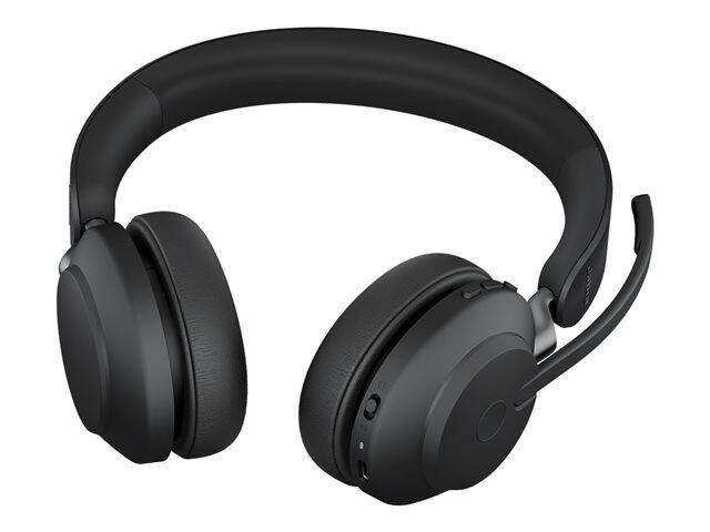 B-WARE Jabra Evolve2 65 UC Stereo Headset On-Ear schwarz