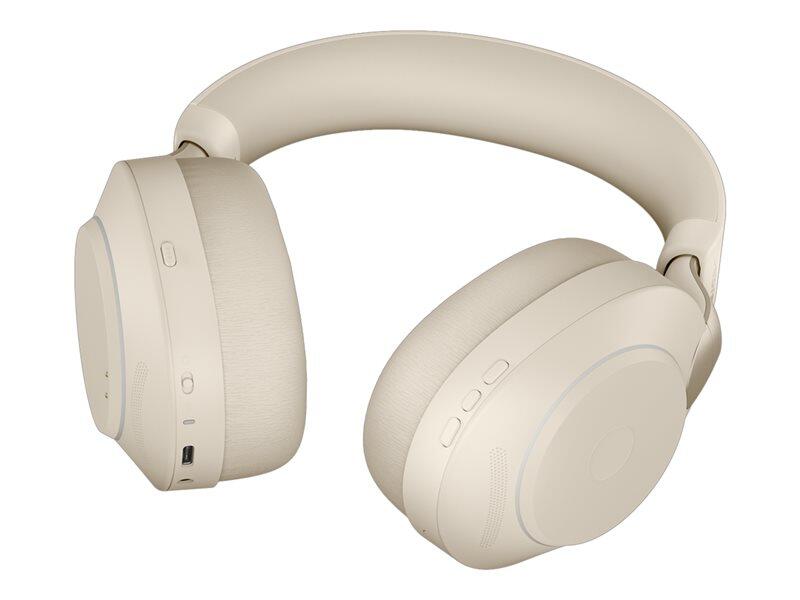 Jabra Evolve2 85 MS Stereo Headset Over-Ear beige