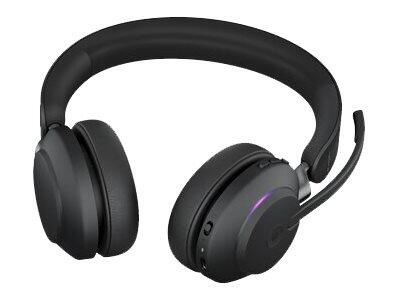Jabra Evolve2 65 MS Stereo Headset On-Ear schwarz