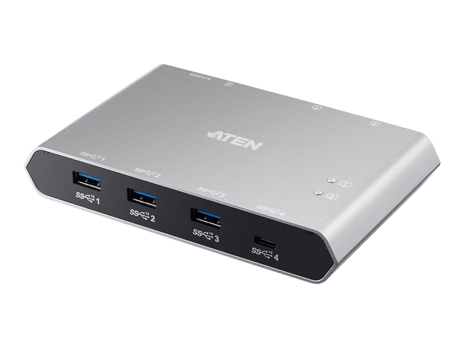 ATEN 2x4 USB-C Gen2 Peripheral Sharing Switch USB-Hubs - 4 - Grau