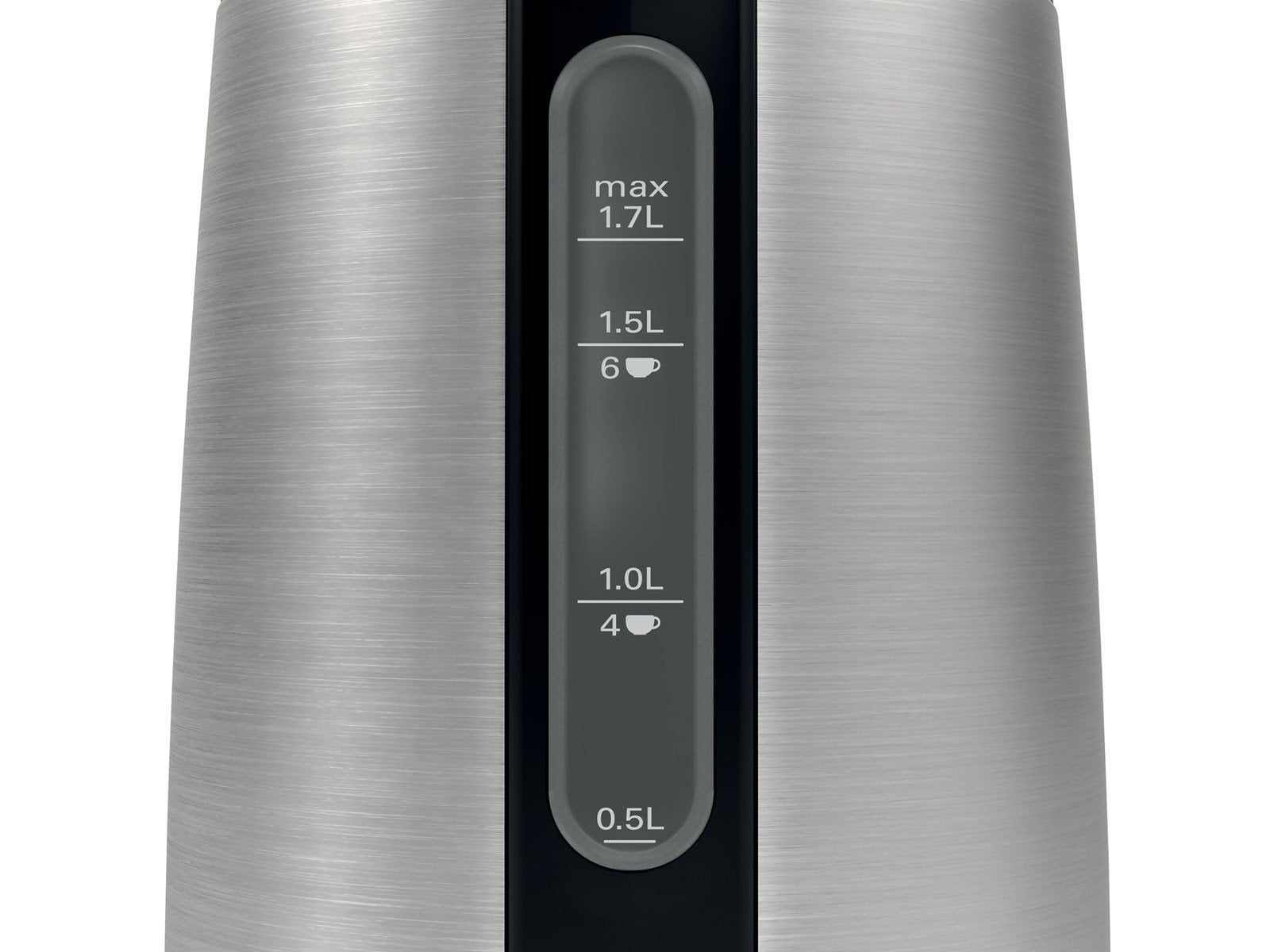 Bosch Wasserkocher TWK3P420 - Rostfreier Stahl/Schwarz - 2400 W