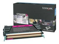 Lexmark Original Toner Standard Variante - C/X734 magenta 6000 Seiten (C734A2MG)