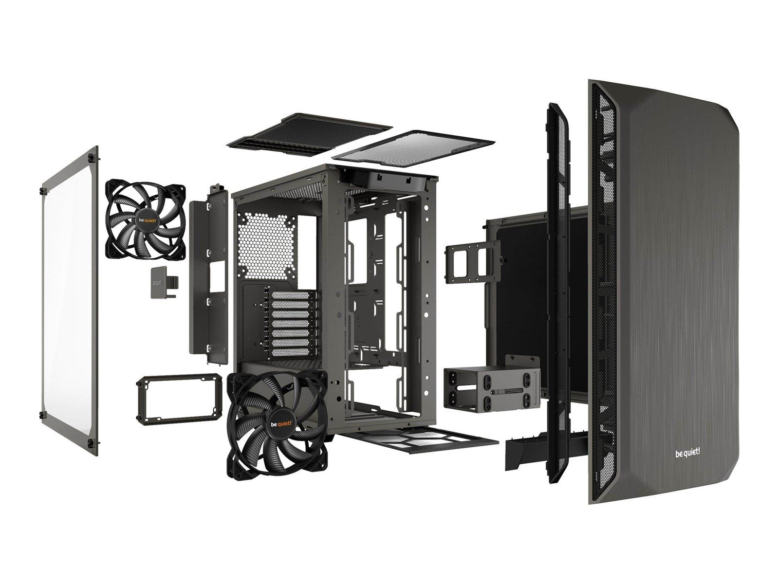 be quiet! Pure Base 500 TG - Black - Gehäuse - Miditower - Schwarz