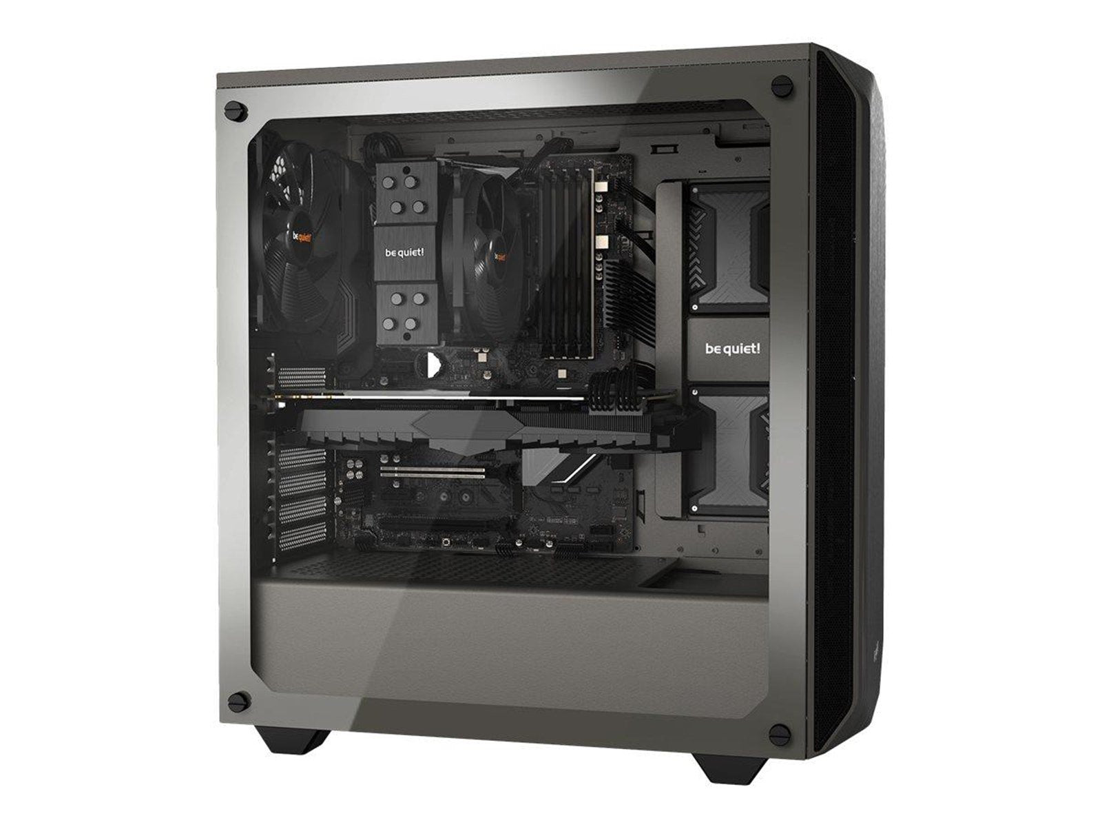 be quiet! Pure Base 500 TG - Black - Gehäuse - Miditower - Schwarz