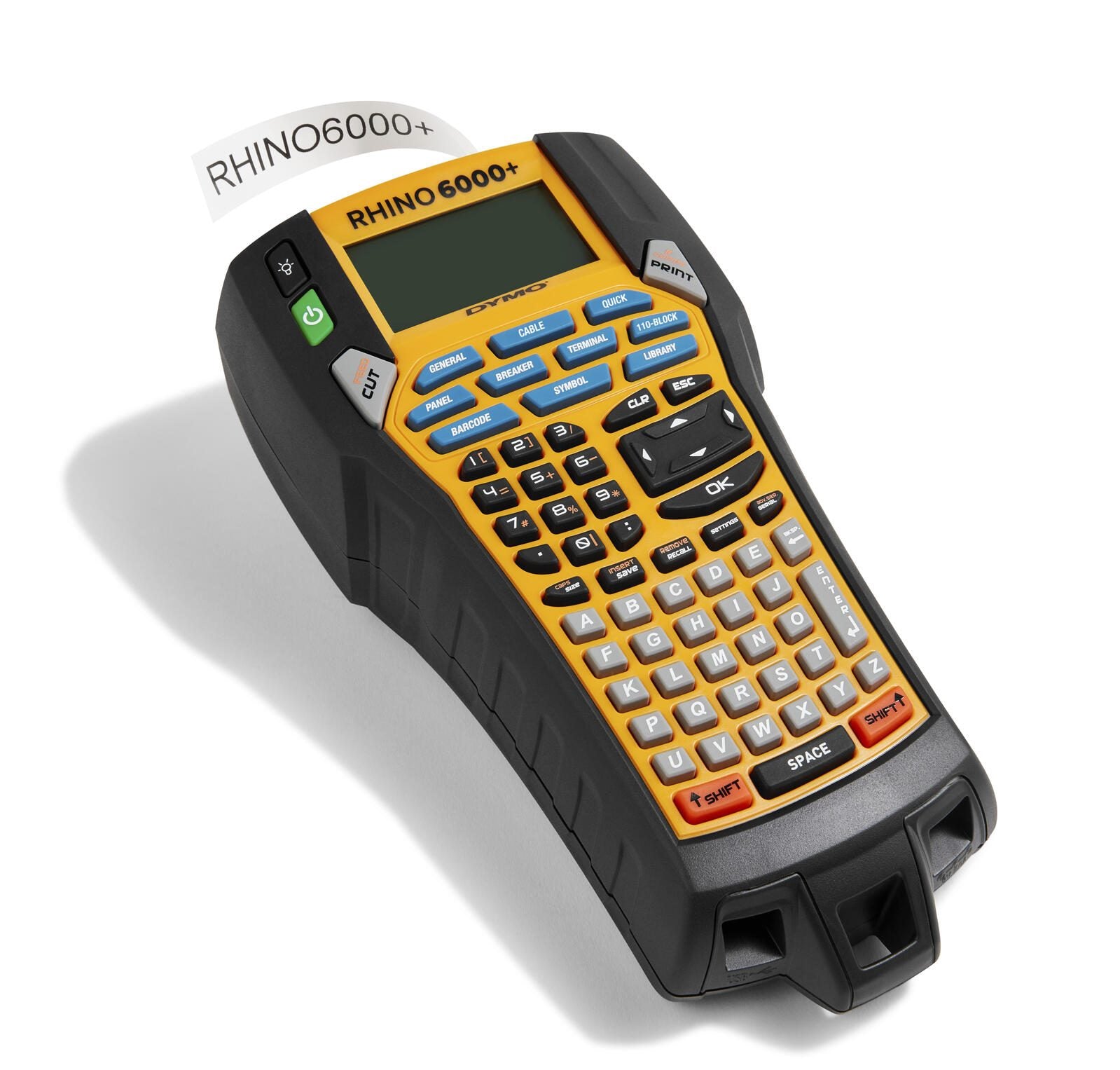 DYMO® Rhino 6000+ Industrielles Beschriftungsgerät, USB - Anschluss, ABC-Tastatur, im KofferSet