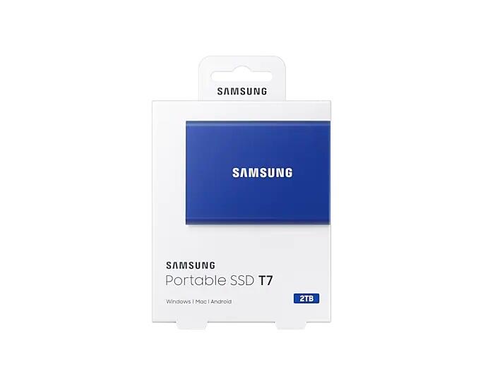 Samsung Portable SSD T7 2TB für PC/Mac (blue)