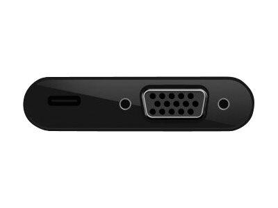 Belkin CONNECT USB-C auf VGA-Adapter, 60W PD, schwarz (AVC001btBK)