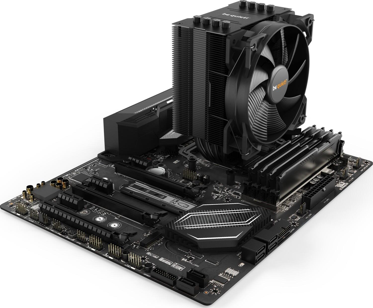 be quiet Luftkühler Pure Rock 2 Black 120mm 150W TDP schwarz