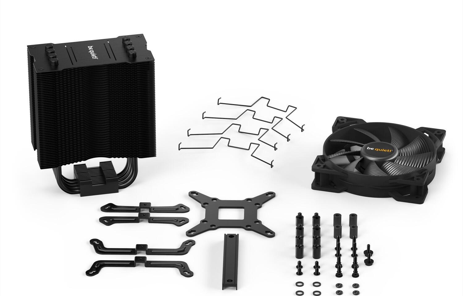 be quiet Luftkühler Pure Rock 2 Black 120mm 150W TDP schwarz