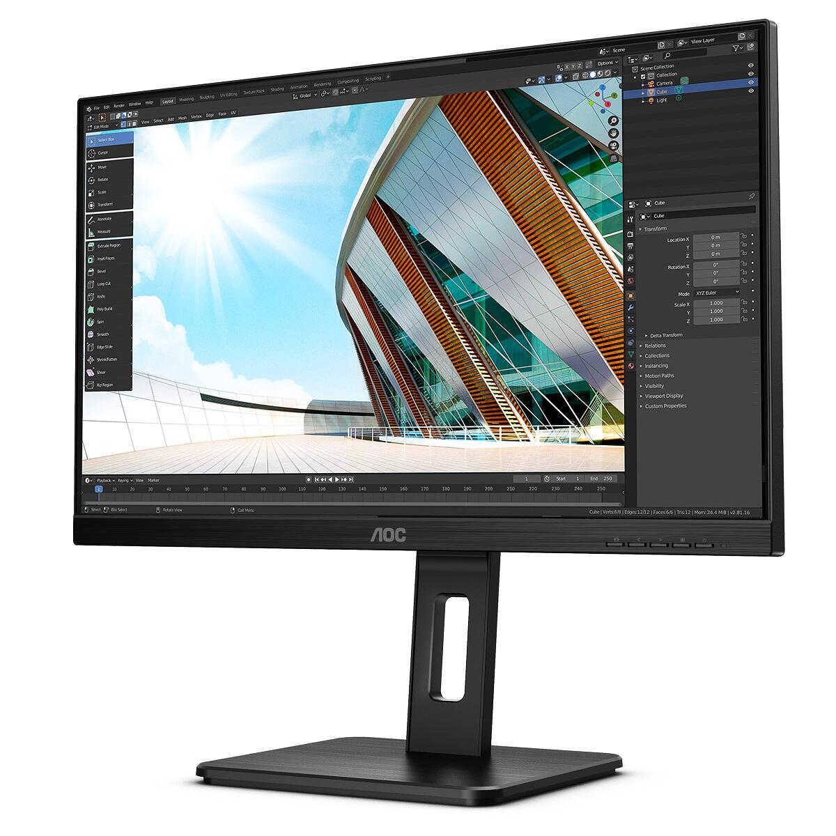 AOC 24P2Q Monitor 60,5 cm (23,8 Zoll)