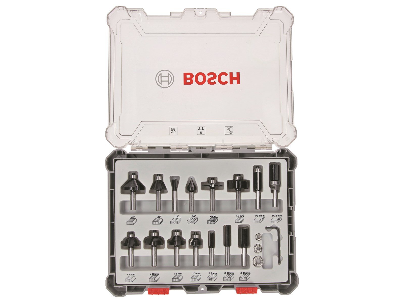 Bosch Bosc Router Set 2607017472       15 tlg. | 2607017