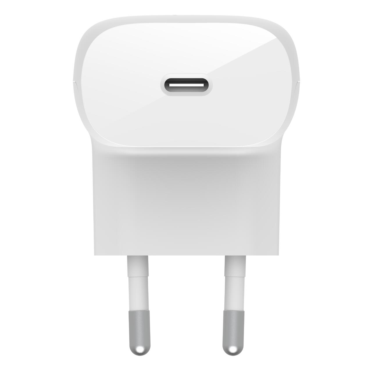 Belkin USB-C PD 3.0 PPS Ladegerät mit USB-C auf USB-C Kabel 30 W, weiß