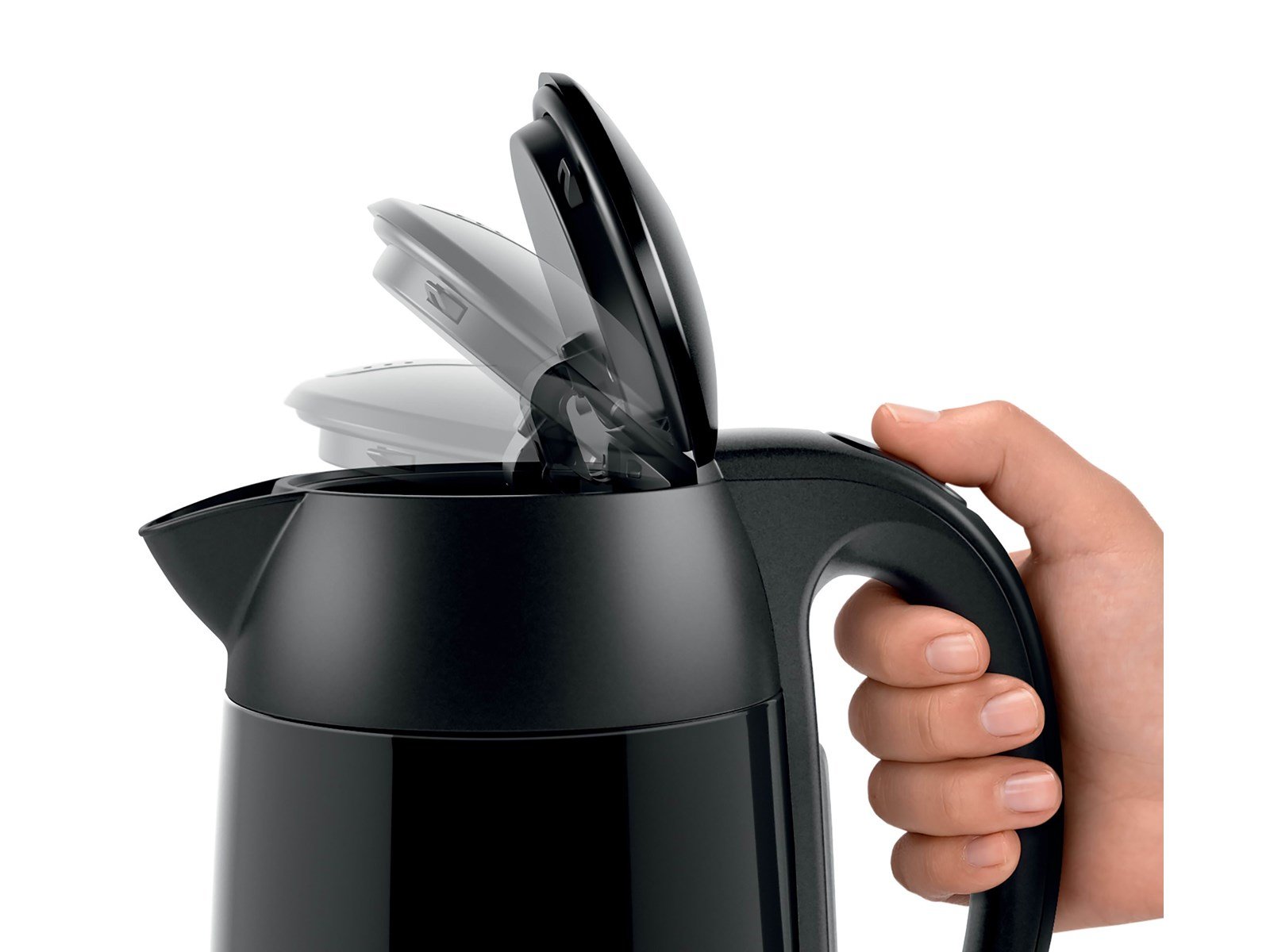 Bosch Wasserkocher TWK3P423 - Schwarz - 2400 W