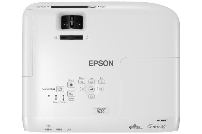 Epson EB-W49 LCD Beamer 3800 Lumen