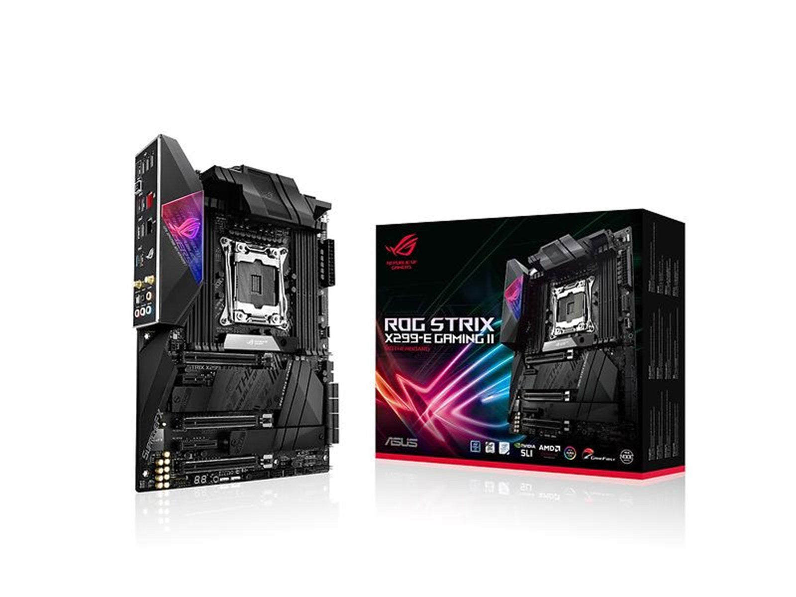 ASUS ROG STRIX X299-E GAMING II Mainboard - Intel X299 - Intel LGA2066 socket - DDR4 RAM - ATX