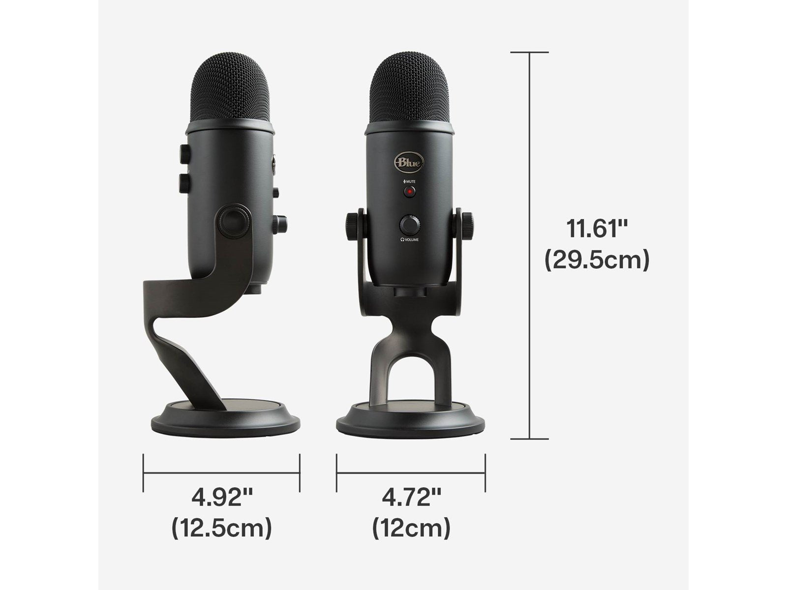 Blue Mic Yeti USB - Silver - Microphone for Windows PC and Mac