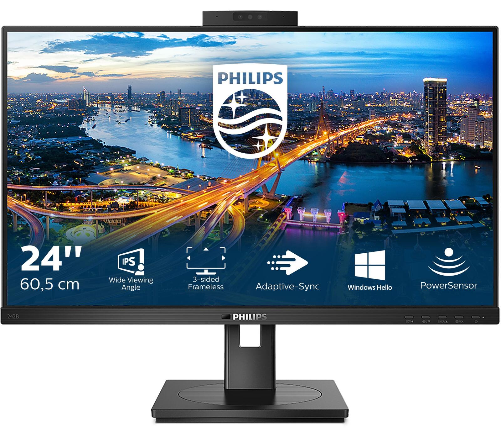 Philips 242B1H Monitor 60,5 cm (23,8 Zoll)
