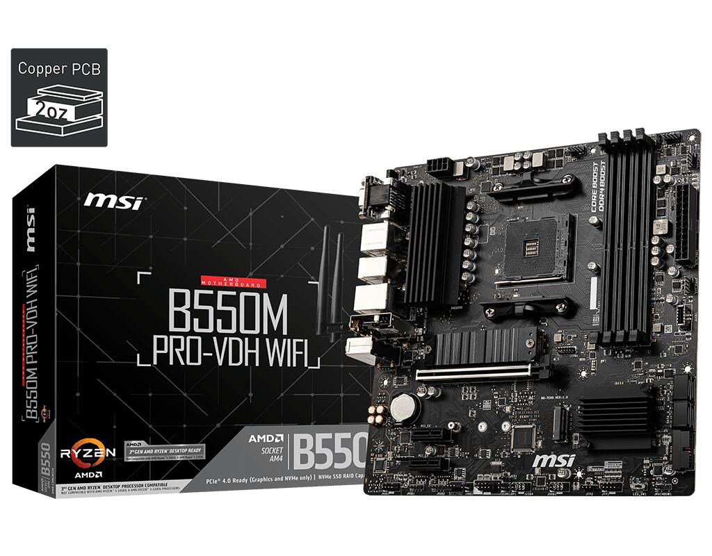MSI B550M Pro-VDH WIFI
