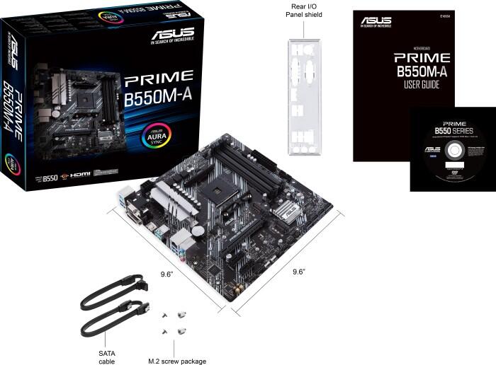 ASUS Prime B550M-A Gaming Mainboard Sockel AM4