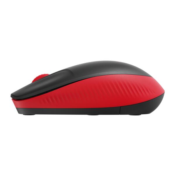 Logitech M190 Full-Size Wireless Maus (kabellos, rot)