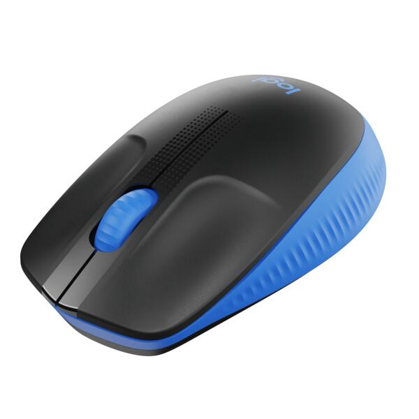 Logitech M190 Full-Size Wireless Maus (kabellos, blau)