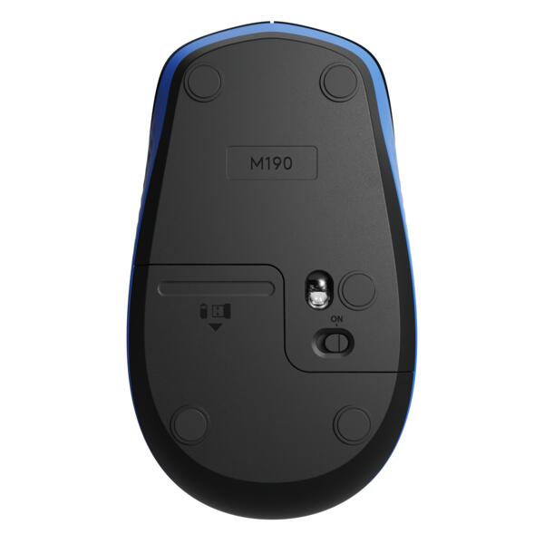 Logitech M190 Full-Size Wireless Maus (kabellos, blau)