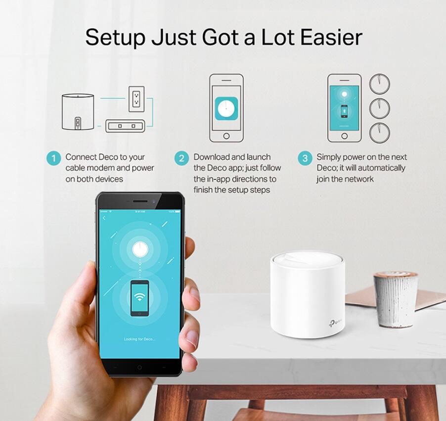 TP-Link 2x Deco X20 AX1800 Whole Home Mesh WiFi 6 System